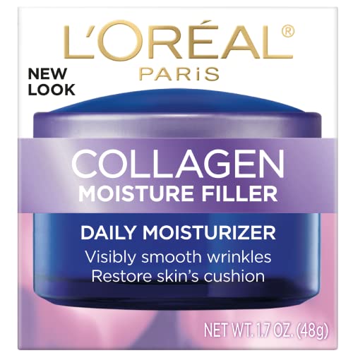 L’Oréal Paris Collagen Each day Facial Moisturizer, Anti-Wrinkle Cream, 1.7 oz