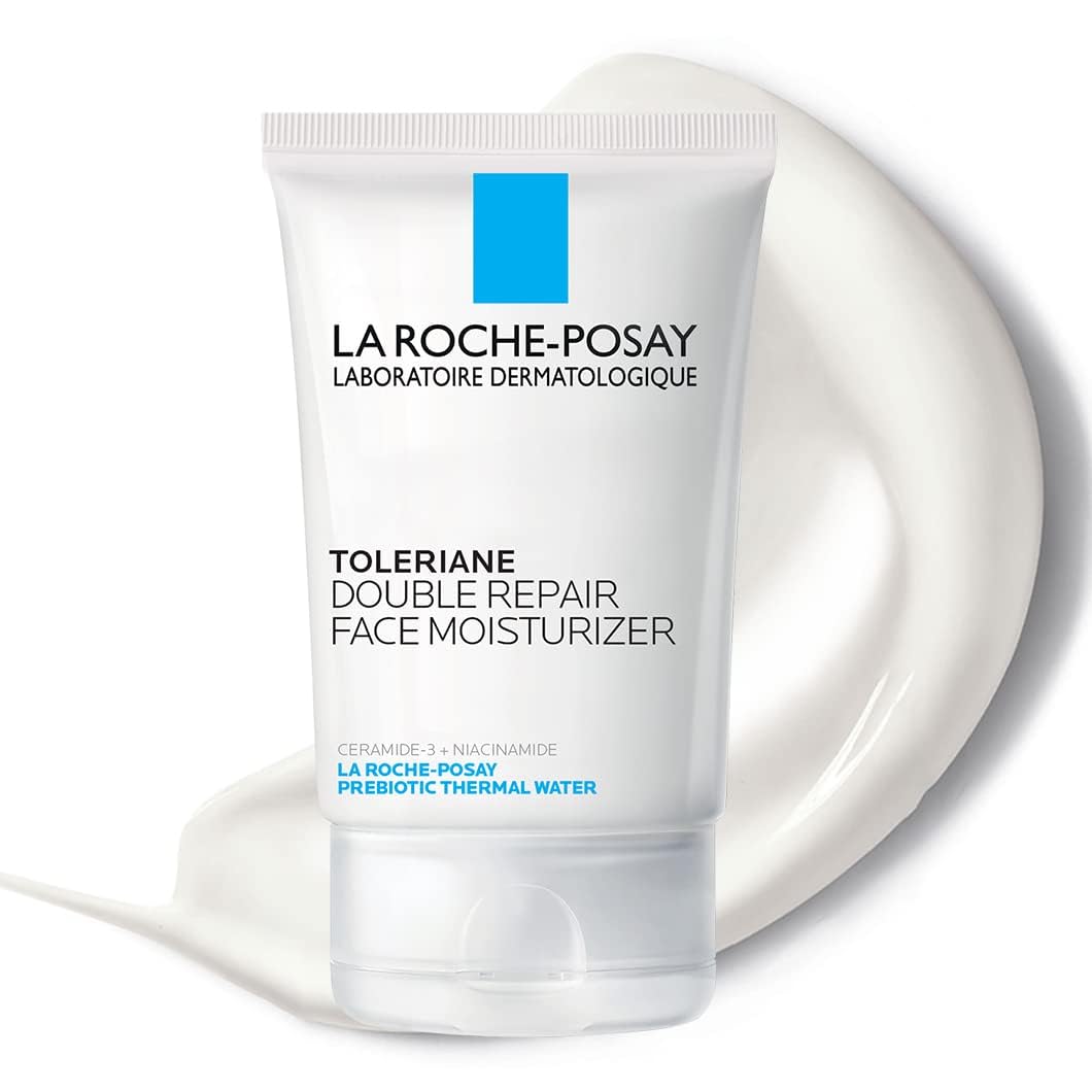 La Roche-Posay Toleriane Double Restore Face Cream | Every day Moisturizer Enriched with Ceramide and Niacinamide for Each Pores and skin Kind | Oil-Free and Perfume-Free