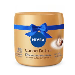 NIVEA 16 Ounce Cocoa Butter Physique Cream with Deep Nourishing Serum