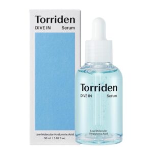 Torriden DIVE-IN Low-Molecular Hyaluronic Acid Serum, 1.69 fl oz | Intense Hydration for Dry Pores and skin | Vegan, Clear, Cruelty-Free Korean Skincare